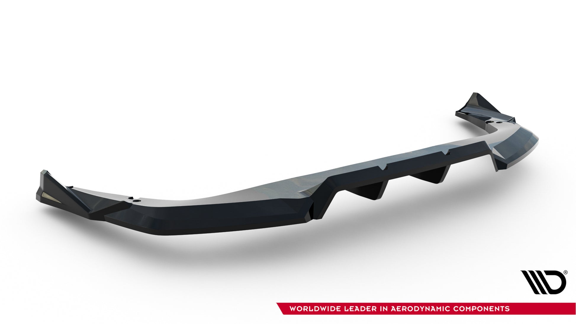 Mittlerer Cup Diffusor DTM Look Heck Ansatz für BMW X2 M-Paket U10 schwarz Hochglanz