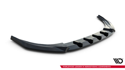 Front Ansatz V.3 für VW Golf R Mk8 Facelift schwarz Hochglanz