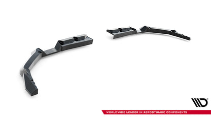 Heck Ansatz Flaps Diffusor V.1 für Toyota GR Corolla Mk12 schwarz Hochglanz