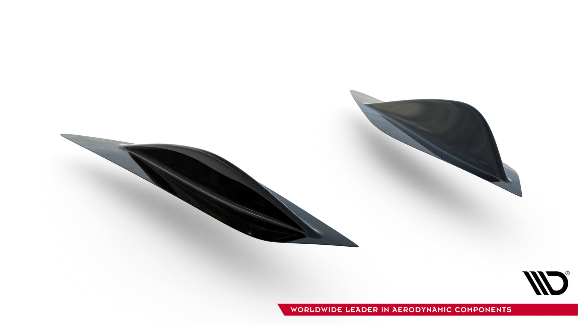 Spoiler Seiten Erweiterung Honda Civic Type-R Mk10 / Mk10 Facelift schwarz Hochglanz