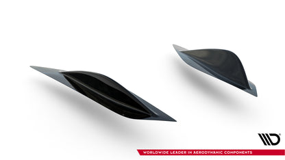 Spoiler Seiten Erweiterung Honda Civic Type-R Mk10 / Mk10 Facelift schwarz Hochglanz