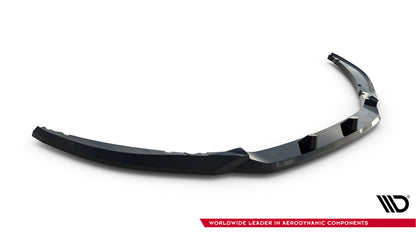 Front Ansatz V.3 für Ford Focus ST-Line Mk3 Facelift schwarz Hochglanz