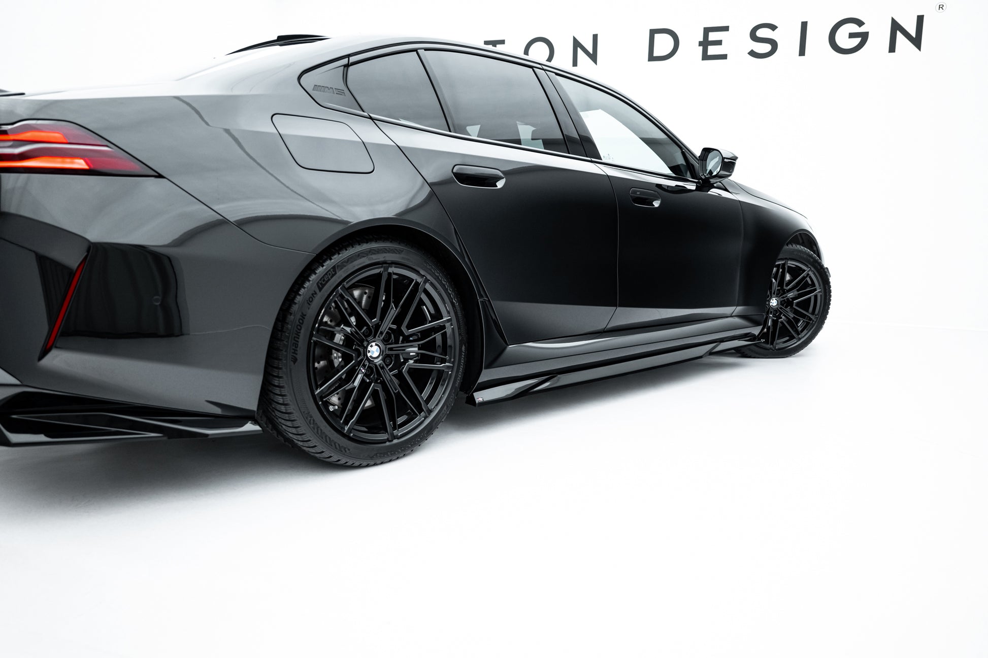 Seitenschweller Ansatz für BMW M5 Limousine / Touring G90 schwarz Hochglanz