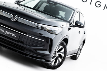 Front Ansatz V.2 für VW Tiguan Mk3 schwarz Hochglanz