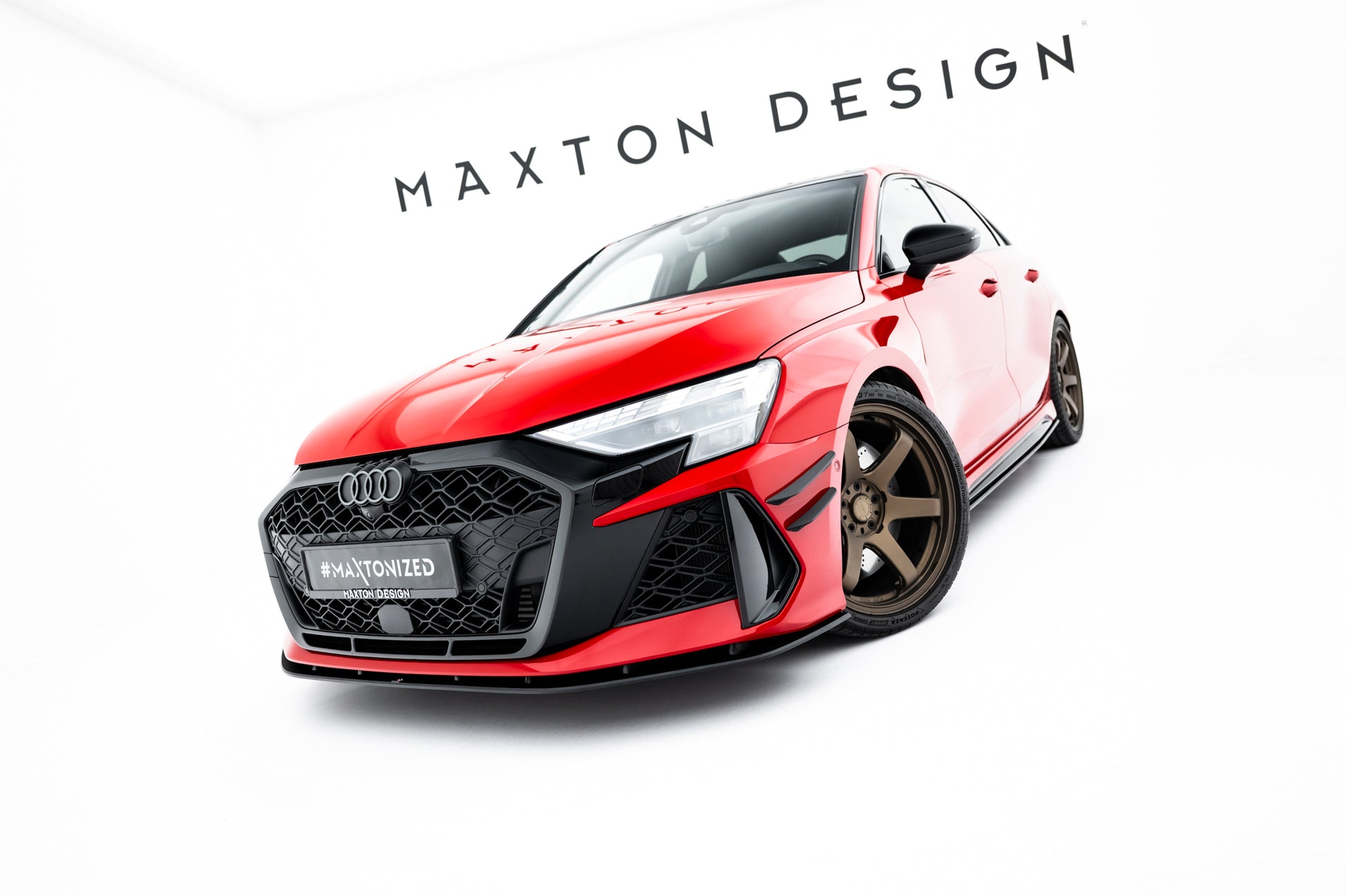 Street Pro Front Ansatz für Audi RS3 Limousine 8Y Facelift