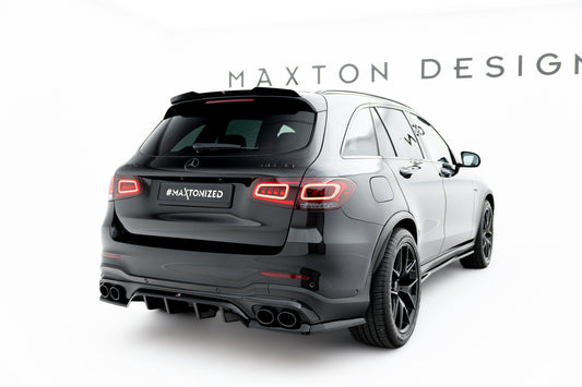 Spoiler CAP für Mercedes-AMG GLC 43 SUV X253 Facelift schwarz Hochglanz