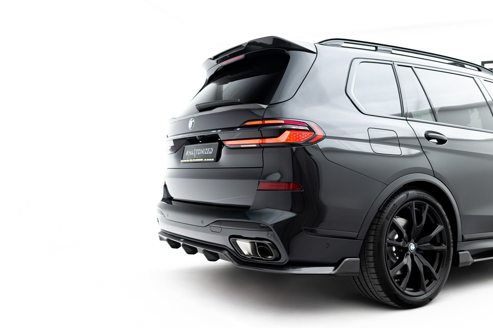 Prepreg Carbon Fiber Heckklappenspoiler (Niedriger) BMW X7 M-Paket G07 Facelift