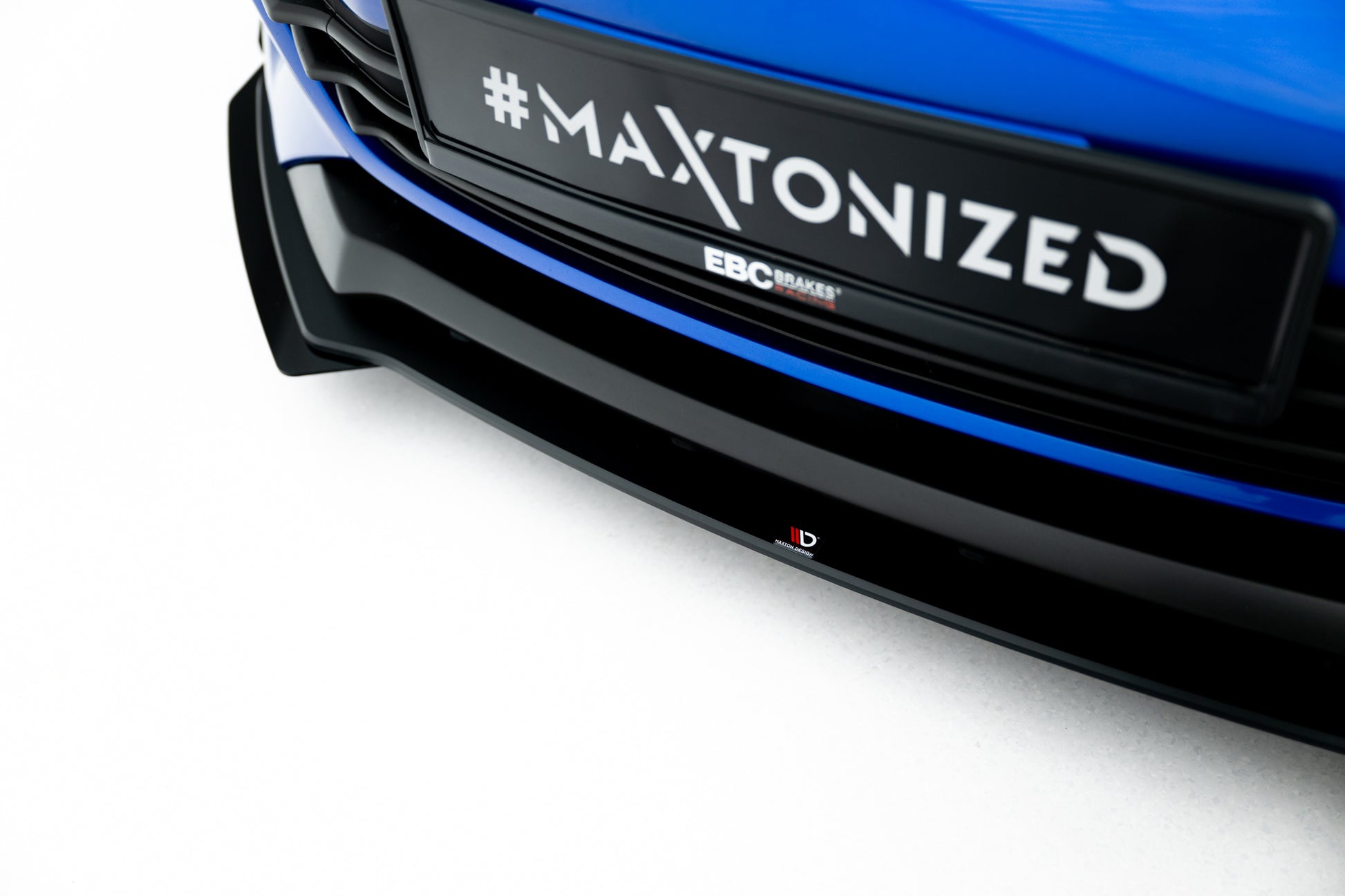 Street Pro Front Ansatz + Flaps für Subaru BRZ Mk2 schwarz Hochglanz