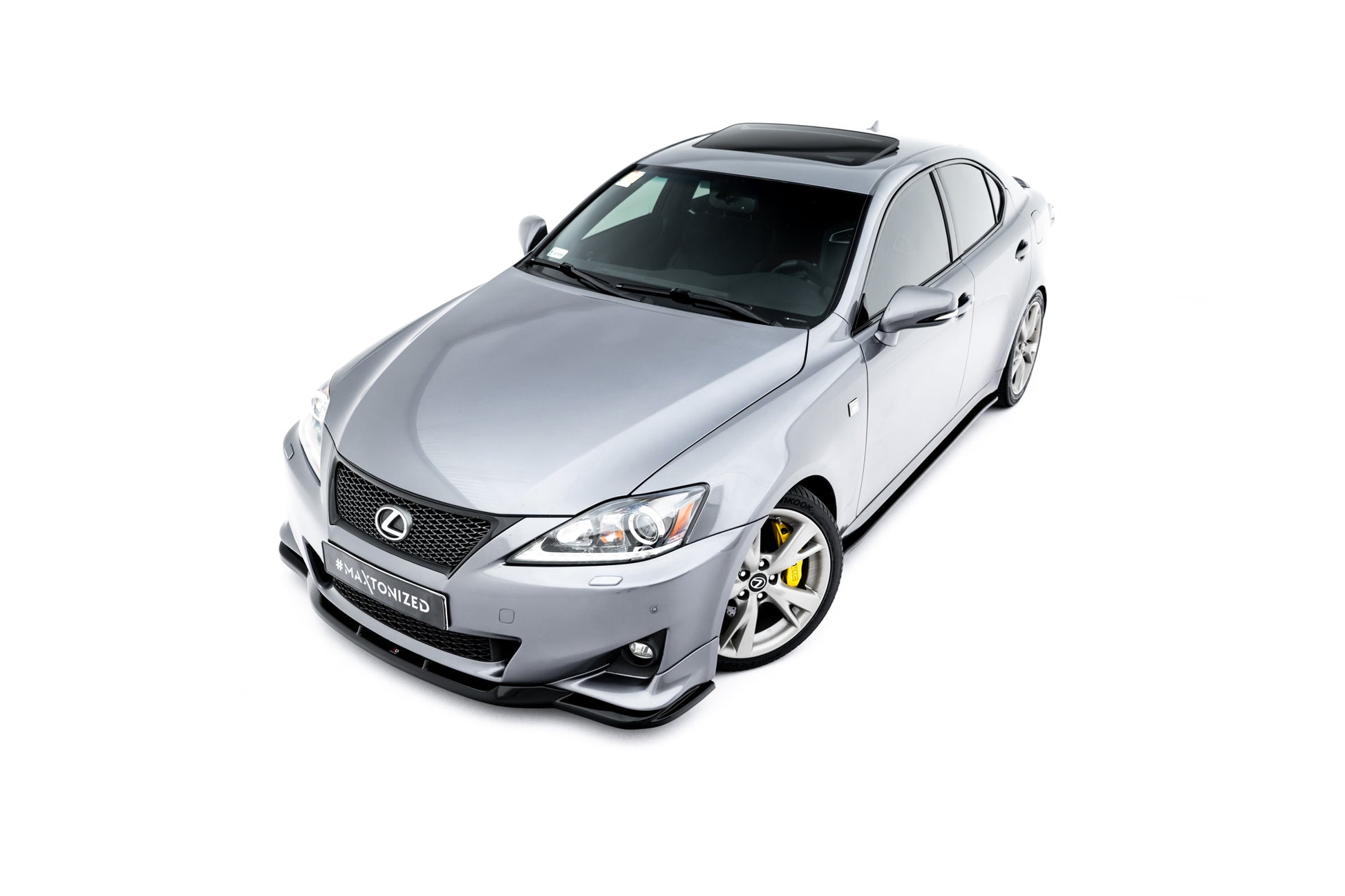 Front Ansatz für Lexus IS F-Sport Mk2 (XE20) Facelift schwarz Hochglanz