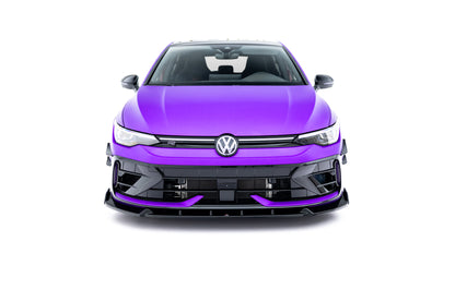 Front Ansatz V.3 + Flaps für VW Golf R Mk8 Facelift