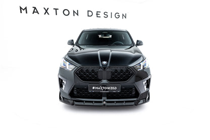 Front Ansatz für BMW X2 M-Paket U10 schwarz Hochglanz