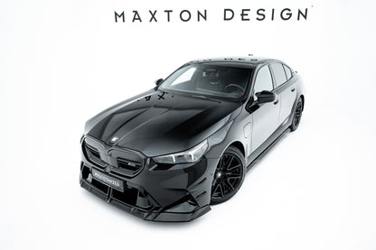 Front Ansatz V.1 für BMW M5 Limousine / Touring G90 schwarz Hochglanz