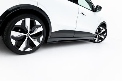 Seitenschweller Ansatz für Renault Megane E-Tech Electric Mk1 schwarz Hochglanz