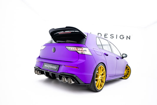 Street Pro Heck Ansatz Flaps Diffusor V.2 für VW Golf R Mk8 / Mk8 Facelift