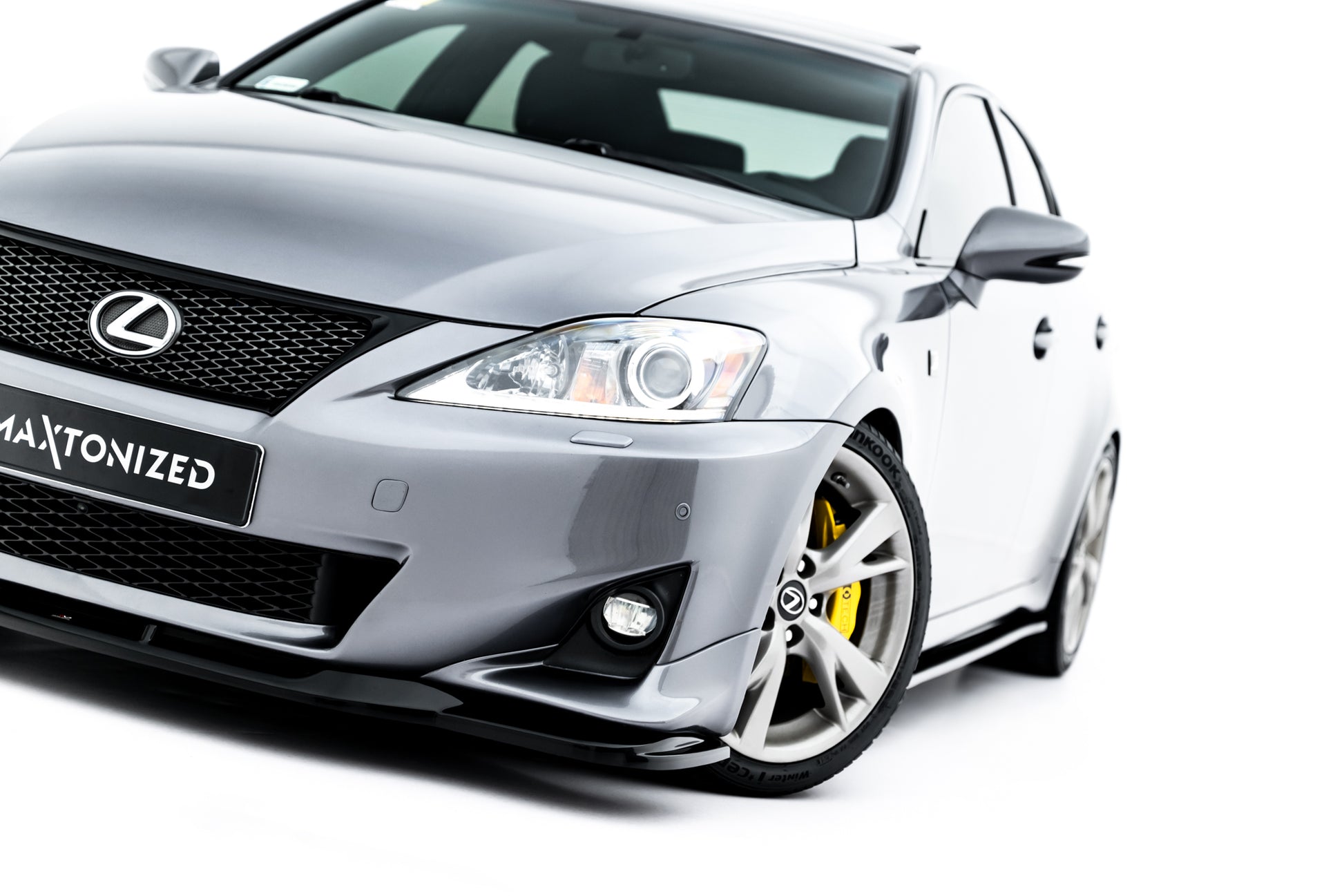 Front Ansatz für Lexus IS F-Sport Mk2 (XE20) Facelift schwarz Hochglanz