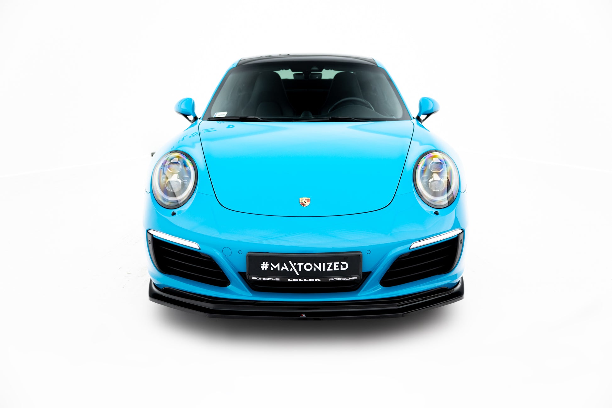 Front Ansatz V.2 für Porsche 911 Carrera 991 schwarz Hochglanz