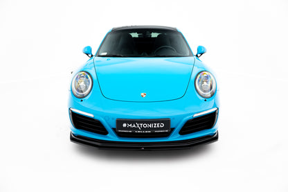 Front Ansatz V.2 für Porsche 911 Carrera 991 schwarz Hochglanz