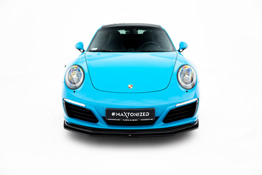 Front Ansatz V.2 für Porsche 911 Carrera 991 schwarz Hochglanz