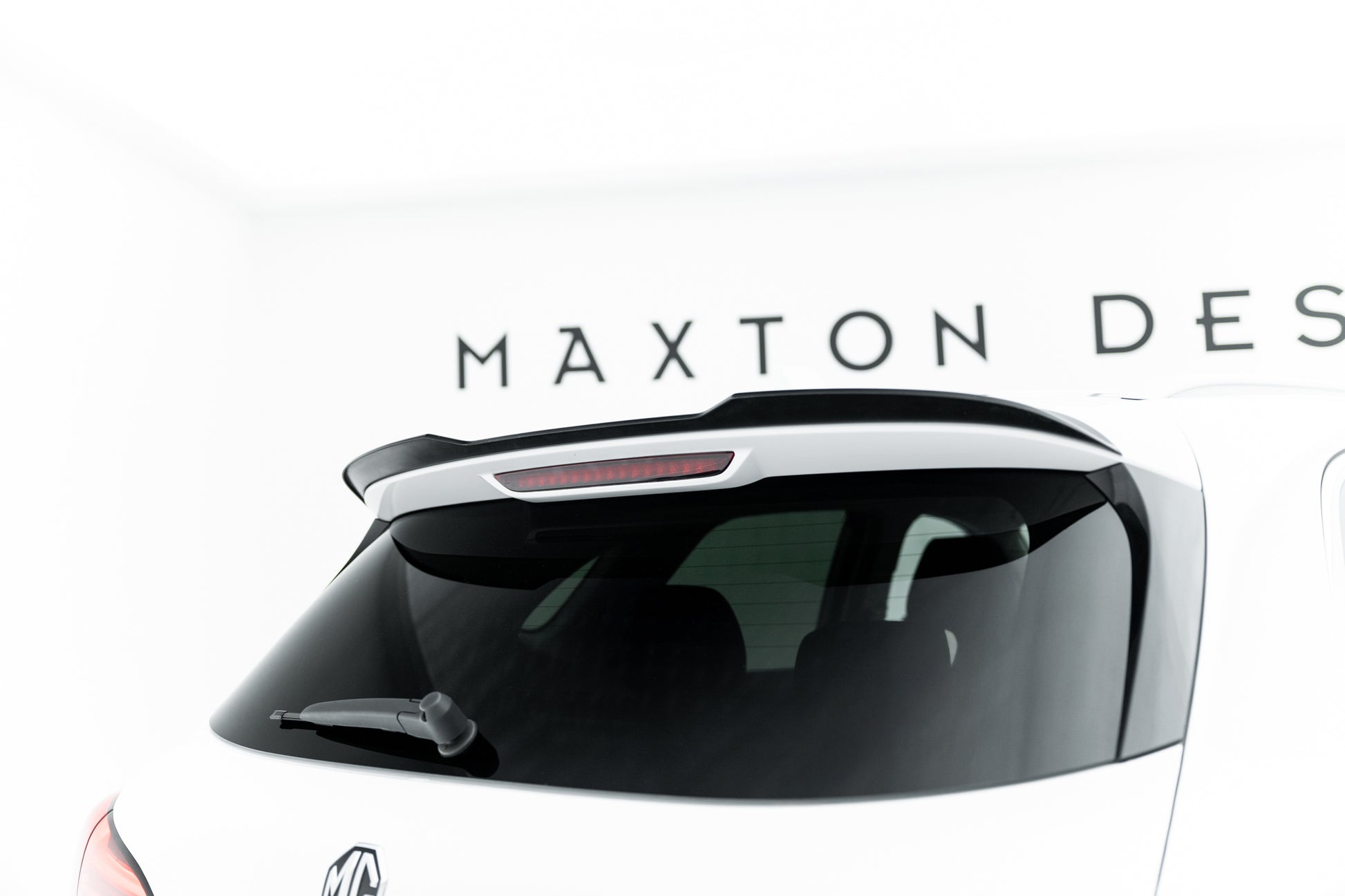 Spoiler CAP für MG HS Mk1 Facelift schwarz Hochglanz