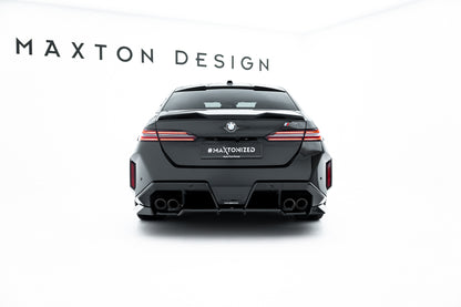 Mittlerer Cup Diffusor DTM Look Heck Ansatz für BMW M5 Limousine / Touring G90 schwarz Hochglanz