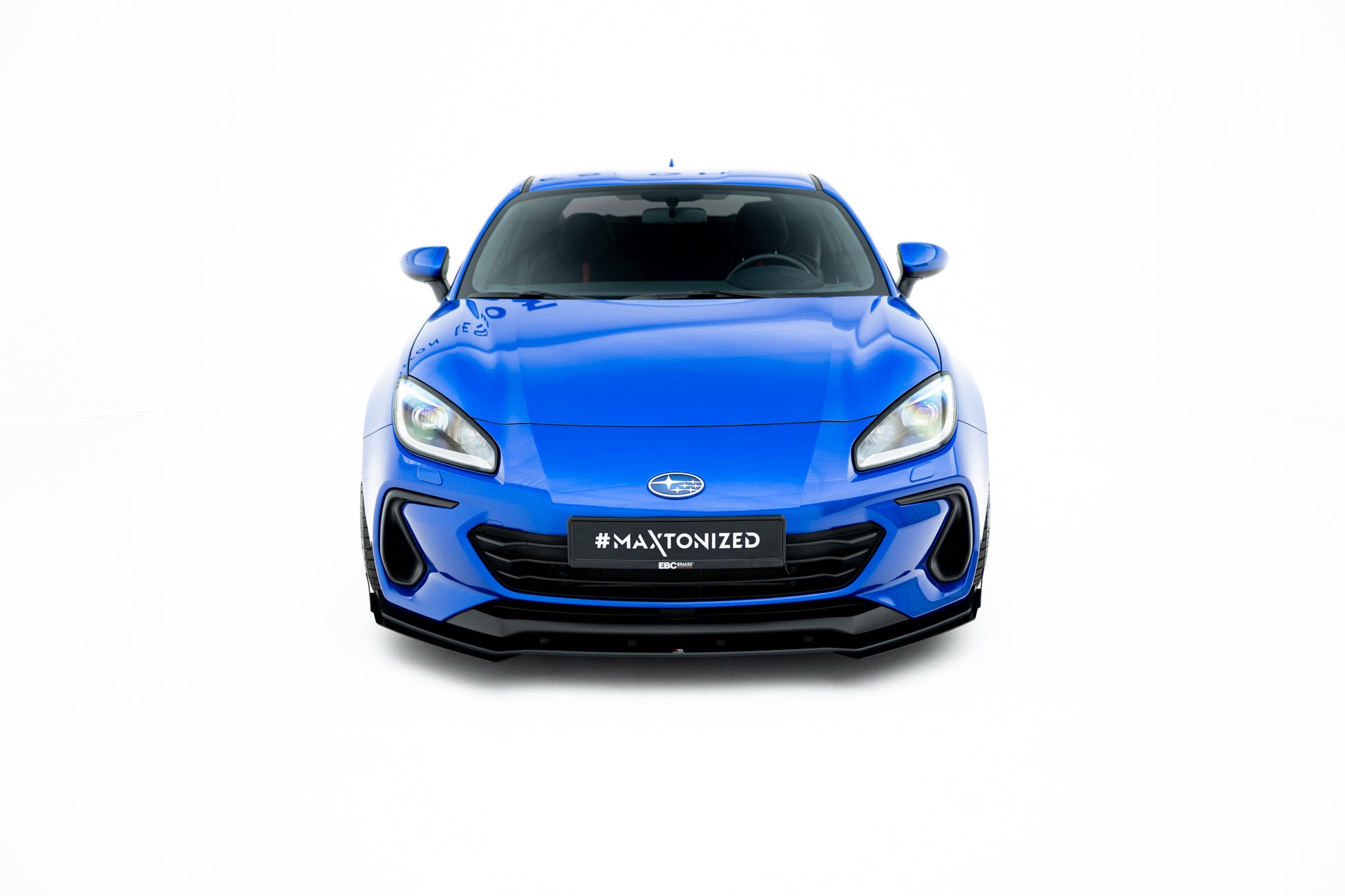 Street Pro Front Ansatz + Flaps für Subaru BRZ Mk2 schwarz Hochglanz