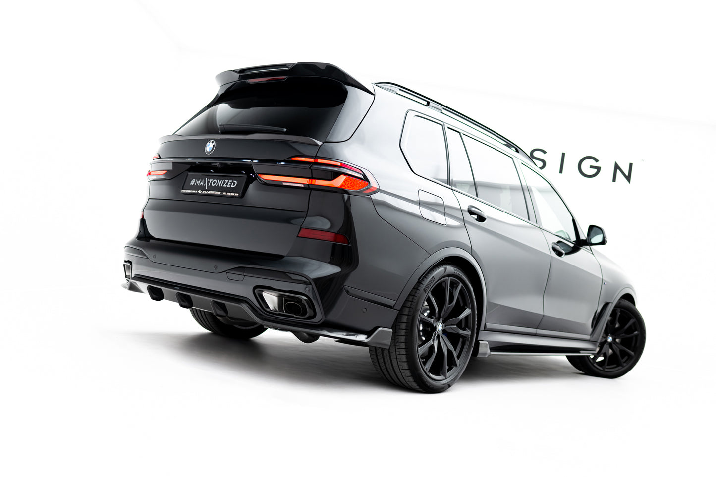 Prepreg Carbon Fiber Heckklappenspoiler (Niedriger) BMW X7 M-Paket G07 Facelift