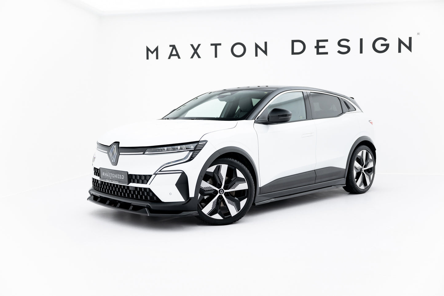 Seitenschweller Ansatz für Renault Megane E-Tech Electric Mk1 schwarz Hochglanz