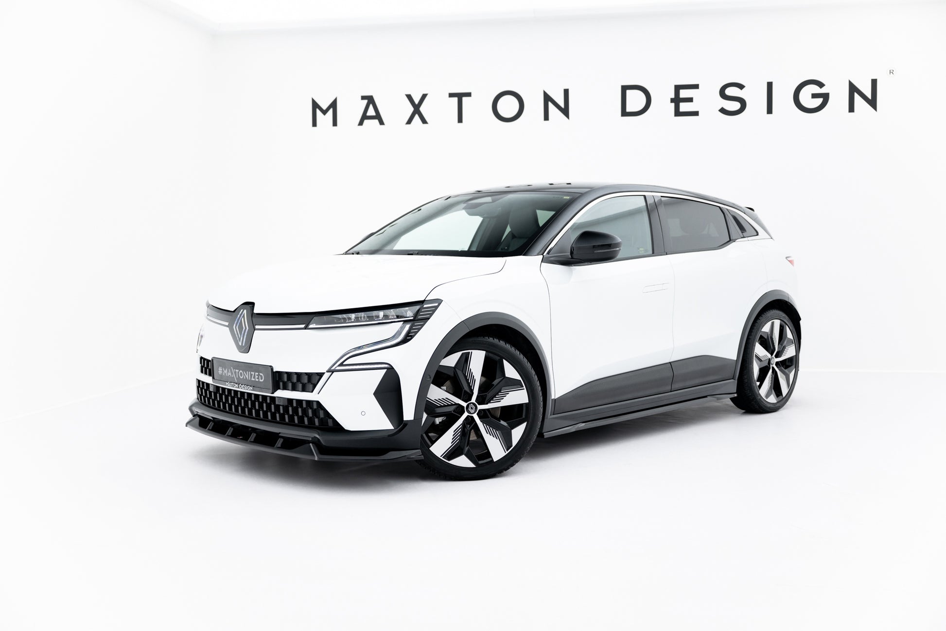 Seitenschweller Ansatz für Renault Megane E-Tech Electric Mk1 schwarz Hochglanz