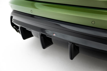 Diffusor Heck Ansatz für Audi S3 Sportback 8Y Facelift