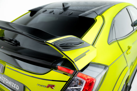 Spoiler Seiten Erweiterung Honda Civic Type-R Mk10 / Mk10 Facelift schwarz Hochglanz
