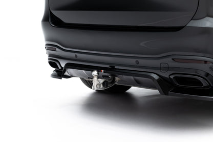 Mittlerer Cup Diffusor DTM Look Heck Ansatz für Mercedes-Benz GLS AMG-Line X167 Facelift schwarz Hochglanz
