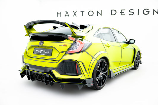 Robuste Racing Diffusor Heck Ansatz für Honda Civic X Type R