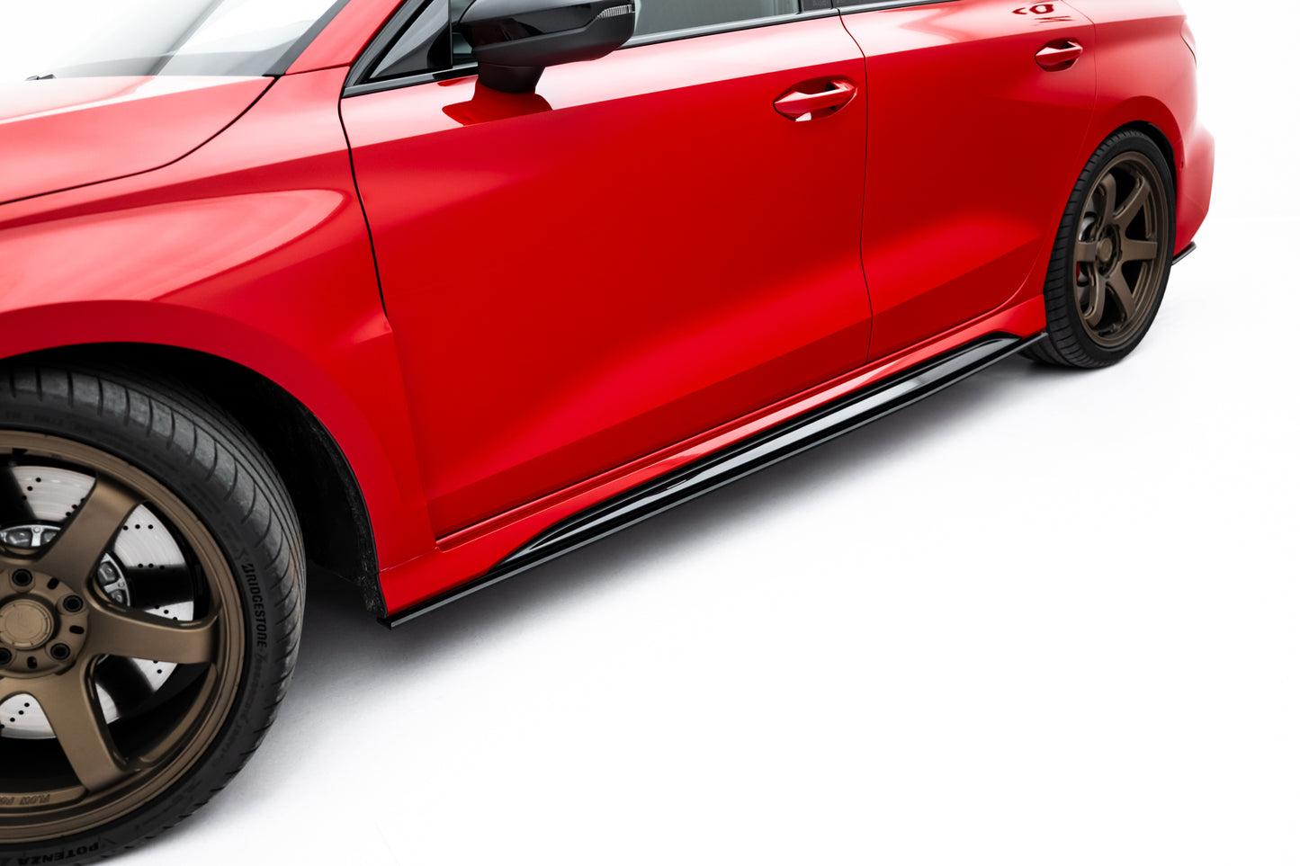 Street Pro Seitenschweller Ansatz für Audi RS3 Limousine 8Y Facelift