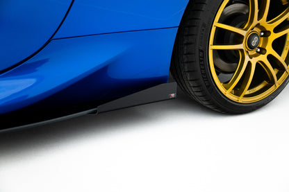 Street Pro Seitenschweller Ansatz für V.1 + Flaps für Subaru BRZ Mk2 schwarz Hochglanz