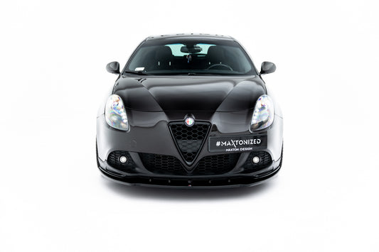 Front Ansatz für Alfa Romeo Giulietta Zender schwarz Hochglanz
