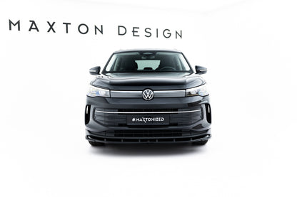 Front Ansatz V.2 für VW Tiguan Mk3 schwarz Hochglanz