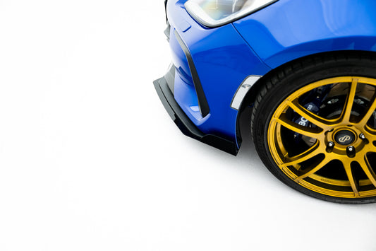 Street Pro Front Ansatz + Flaps für Subaru BRZ Mk2 schwarz Hochglanz