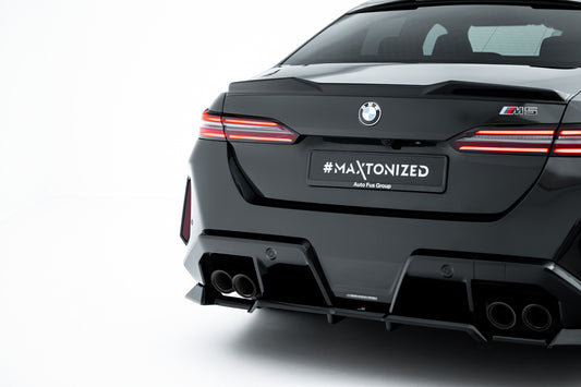 Mittlerer Cup Diffusor DTM Look Heck Ansatz für BMW M5 Limousine / Touring G90 schwarz Hochglanz
