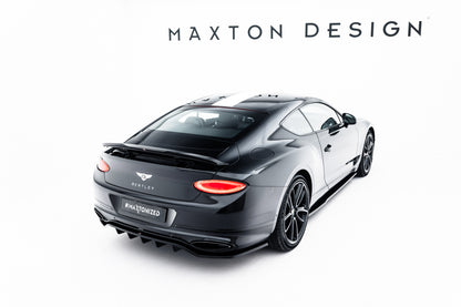 Mittlerer Cup Diffusor DTM Look Heck Ansatz für Bentley Continental GT Coupe Mk3 schwarz Hochglanz