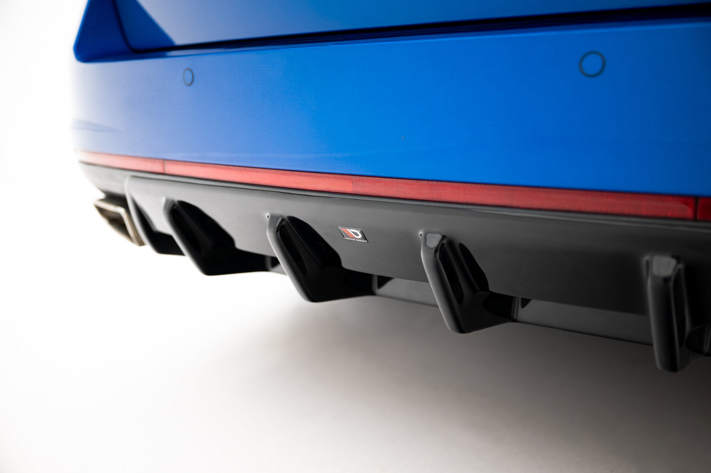 Diffusor Heck Ansatz V.1 für Skoda Octavia RS Mk3 / Mk3 FL Hatchback / Kombi schwarz Hochglanz