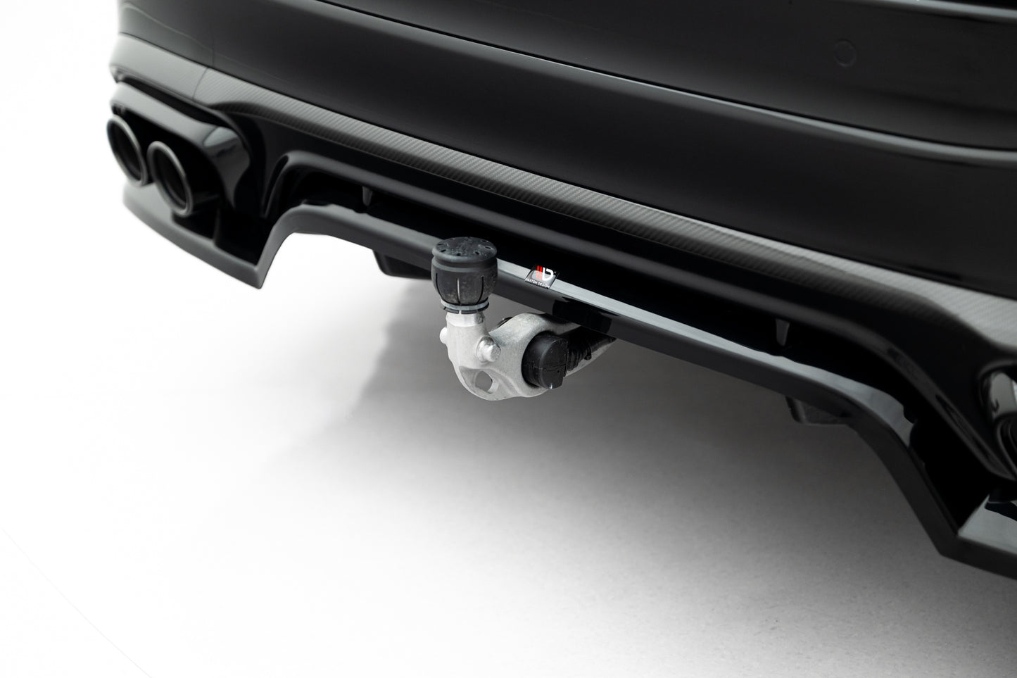 Mittlerer Cup Diffusor DTM Look Heck Ansatz für Mercedes-AMG GLC 43 X254 schwarz Hochglanz