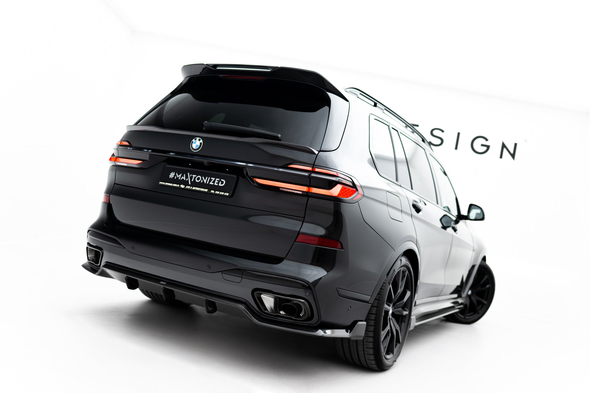 Prepreg Carbon Fiber Heckklappenspoiler (Niedriger) BMW X7 M-Paket G07 Facelift