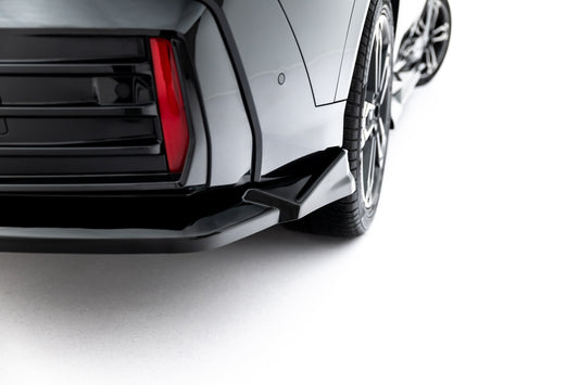 Mittlerer Cup Diffusor DTM Look Heck Ansatz für BMW X2 M-Paket U10 schwarz Hochglanz