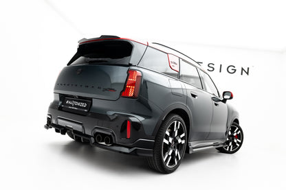 Spoiler CAP für Mini Countryman JCW U25 schwarz Hochglanz