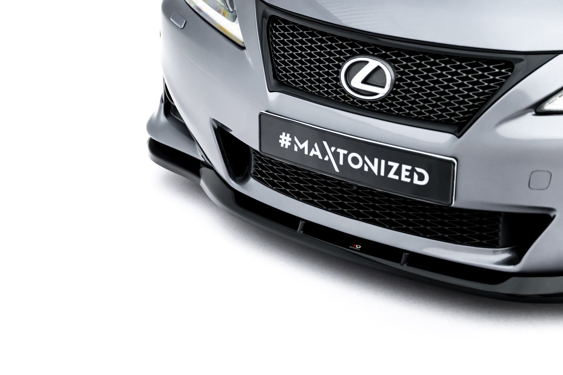 Front Ansatz für Lexus IS F-Sport Mk2 (XE20) Facelift schwarz Hochglanz