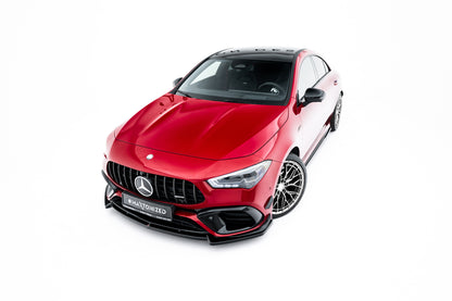 Front Ansatz V.5 für Mercedes-AMG CLA 45 Aero C118 schwarz Hochglanz