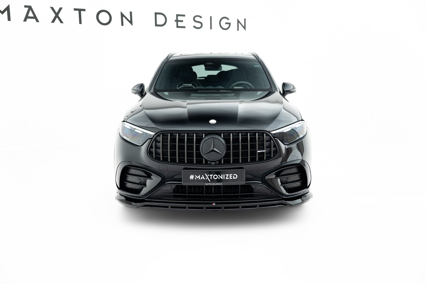 Front Ansatz für Mercedes-AMG GLC 43 X254 schwarz Hochglanz