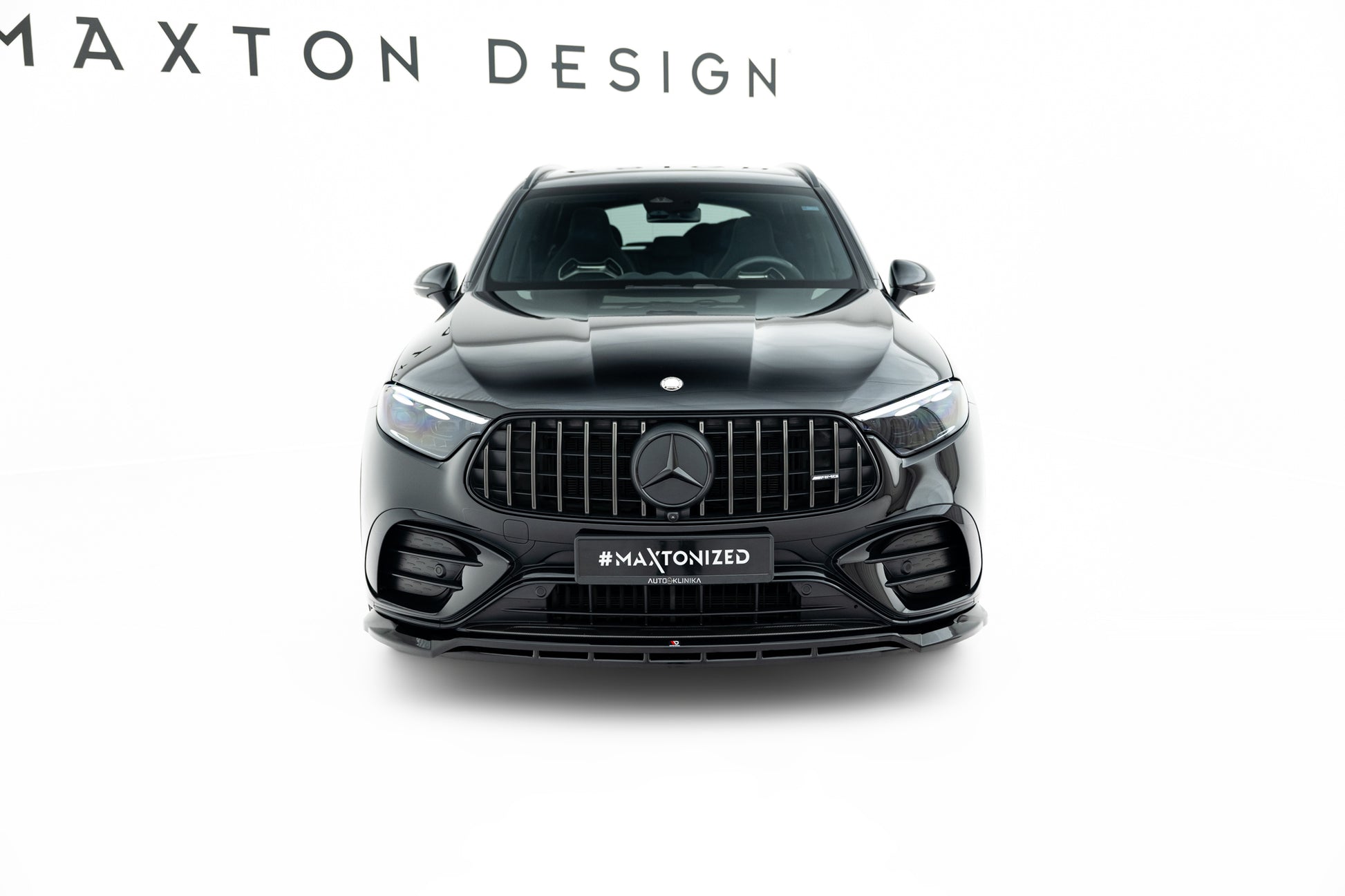 Front Ansatz für Mercedes-AMG GLC 43 X254 schwarz Hochglanz