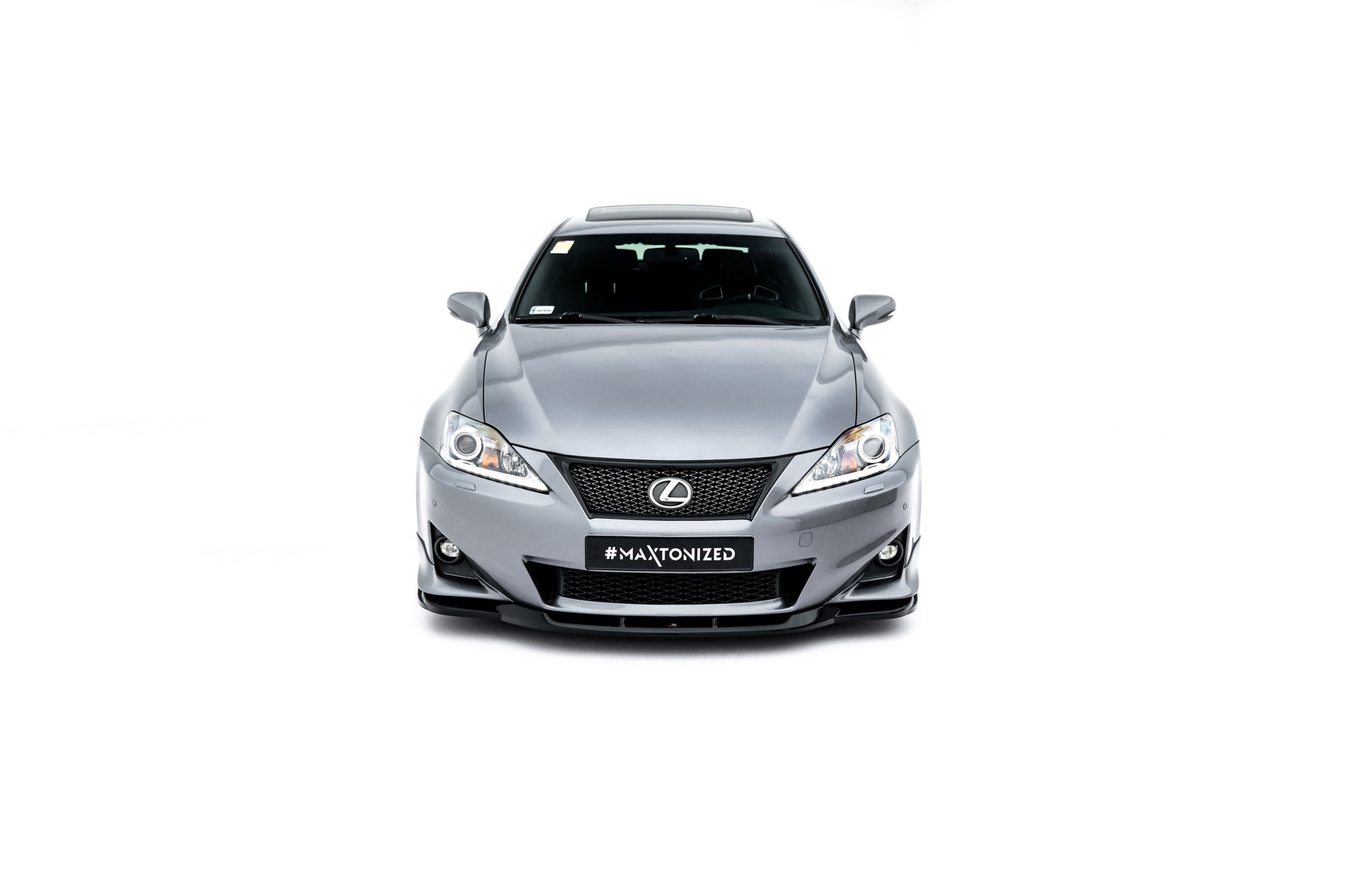 Front Ansatz für Lexus IS F-Sport Mk2 (XE20) Facelift schwarz Hochglanz