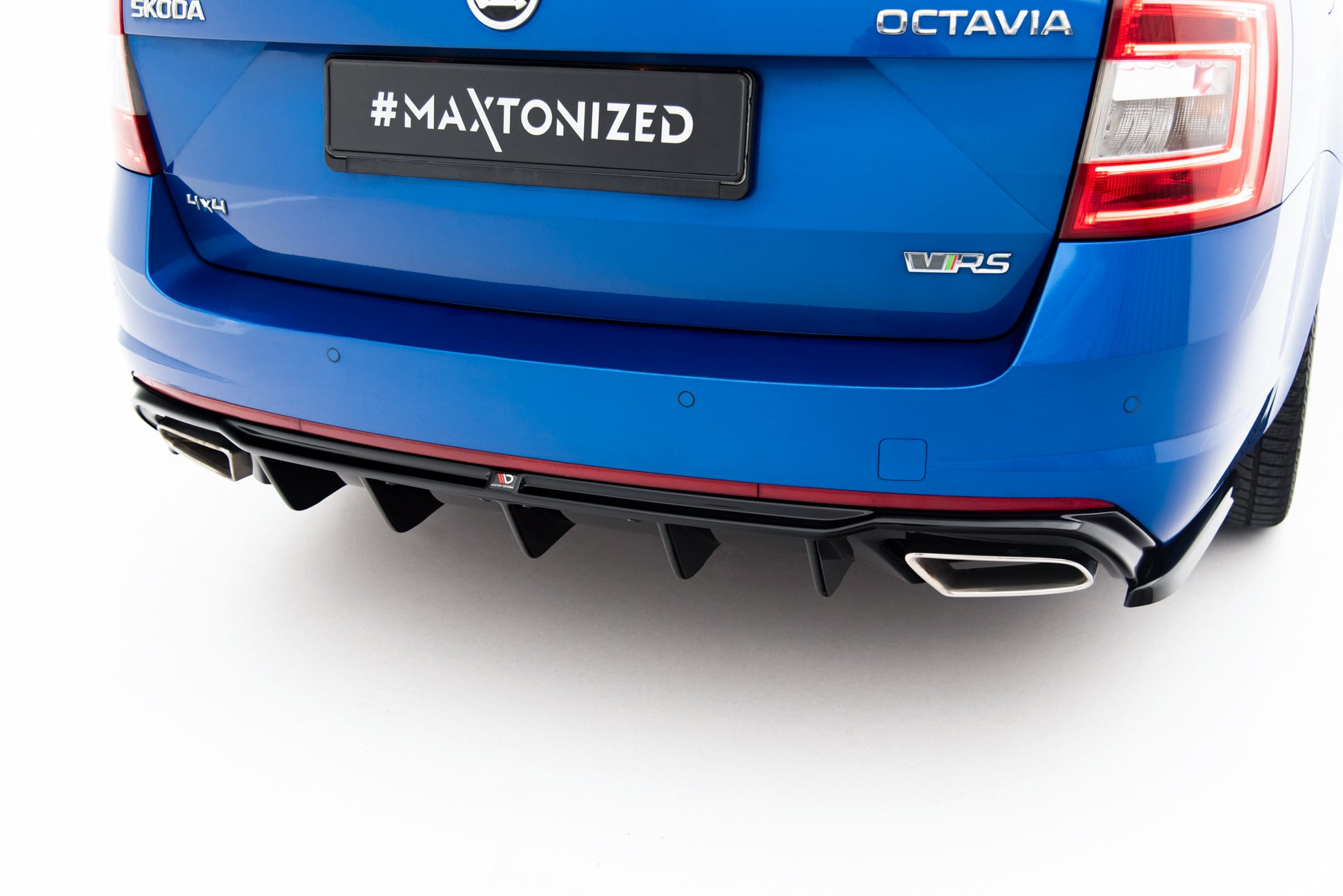 Diffusor Heck Ansatz V.2 für Skoda Octavia RS Mk3 / Mk3 FL Hatchback / Kombi